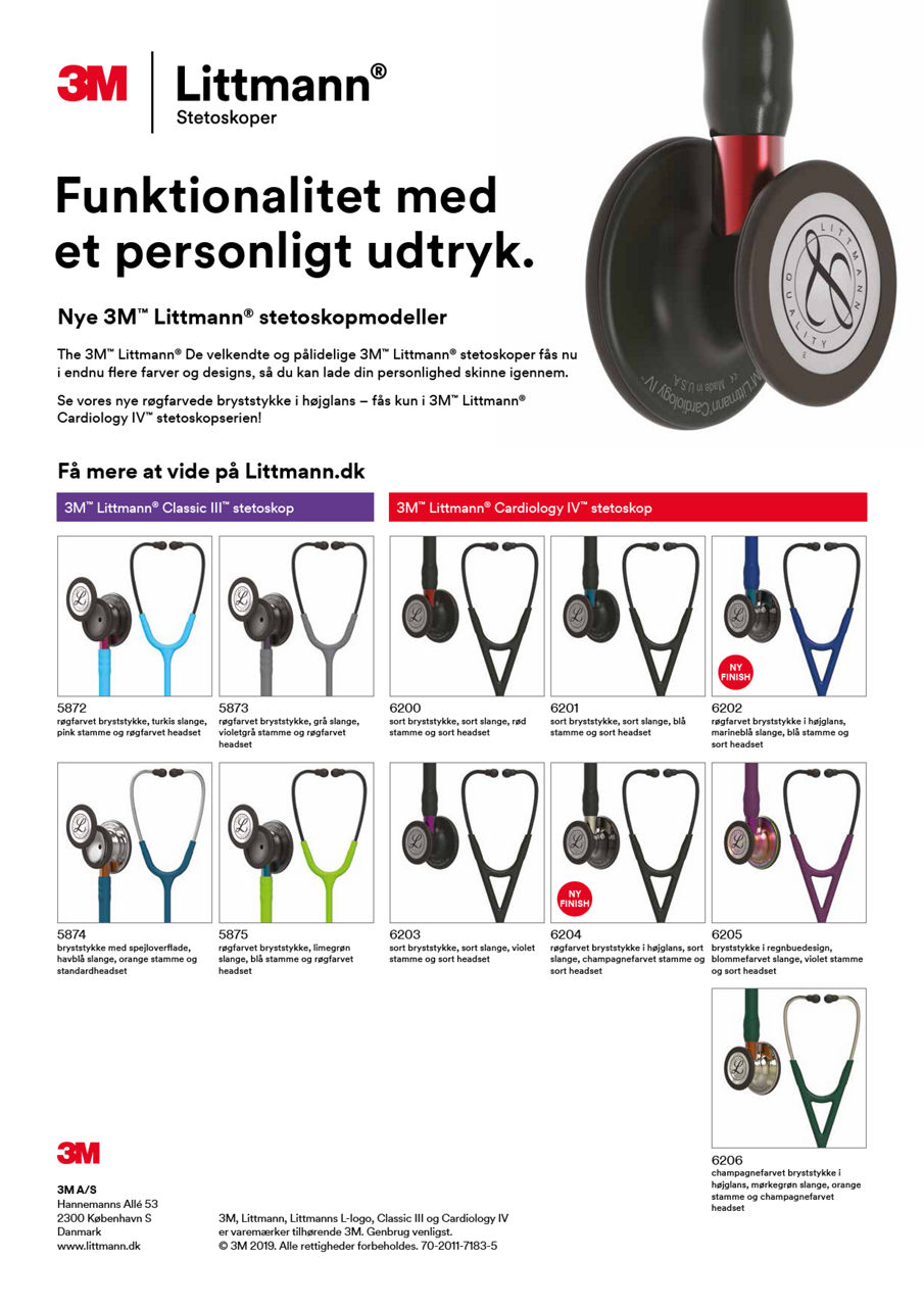 3M™Littmann® stetoskoper typer