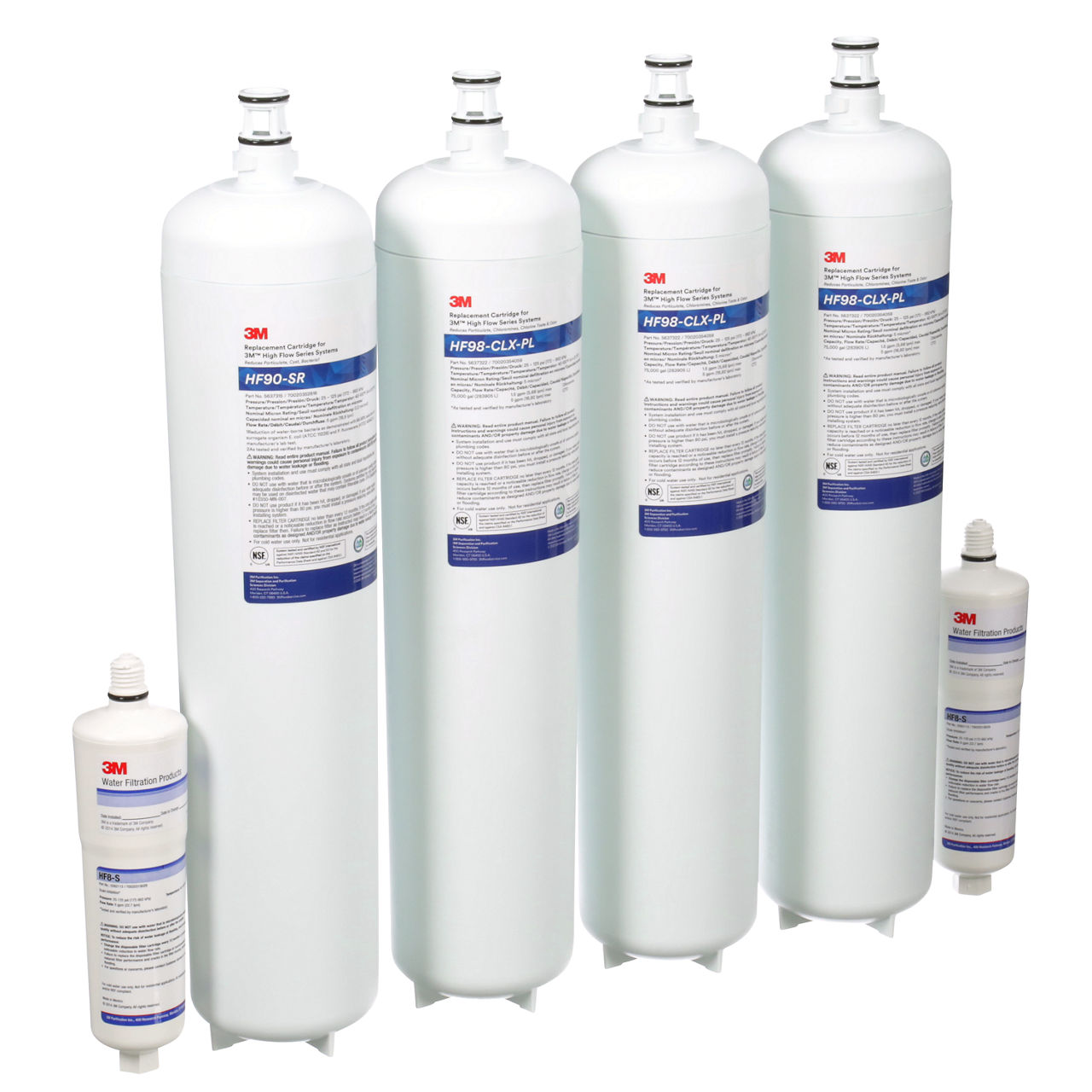 3M™ High Flow CLX Water Filtration system and cartridges