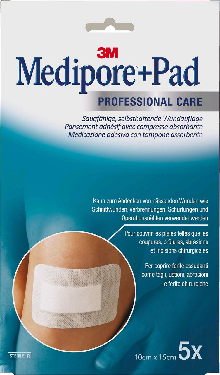 3569NP MEDIPORE+PAD 10,0 X 15,0 CM