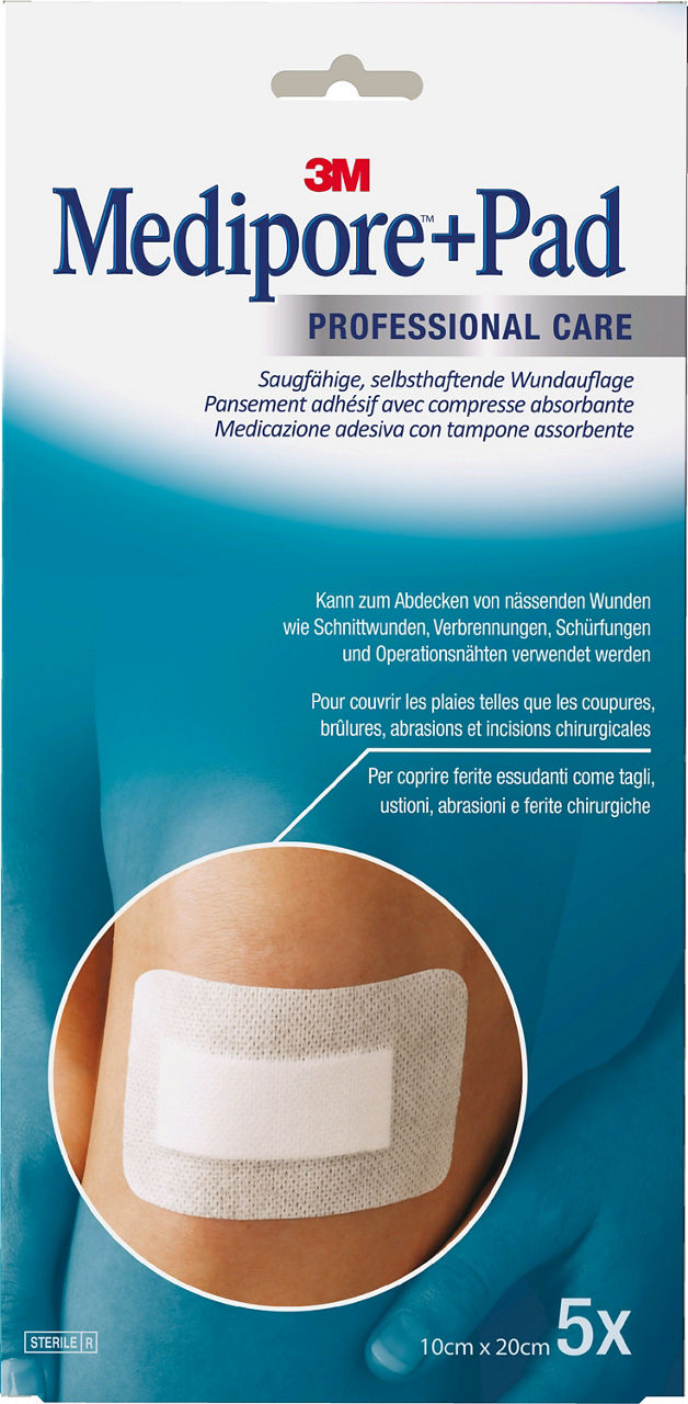 3570NP MEDIPORE+PAD 10,0 X 20,0 CM