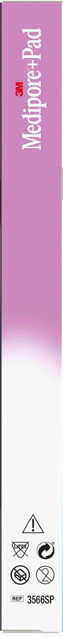 3M™ Medipore™+Pad Adhesive Wound Dressing 3566SP_side 1