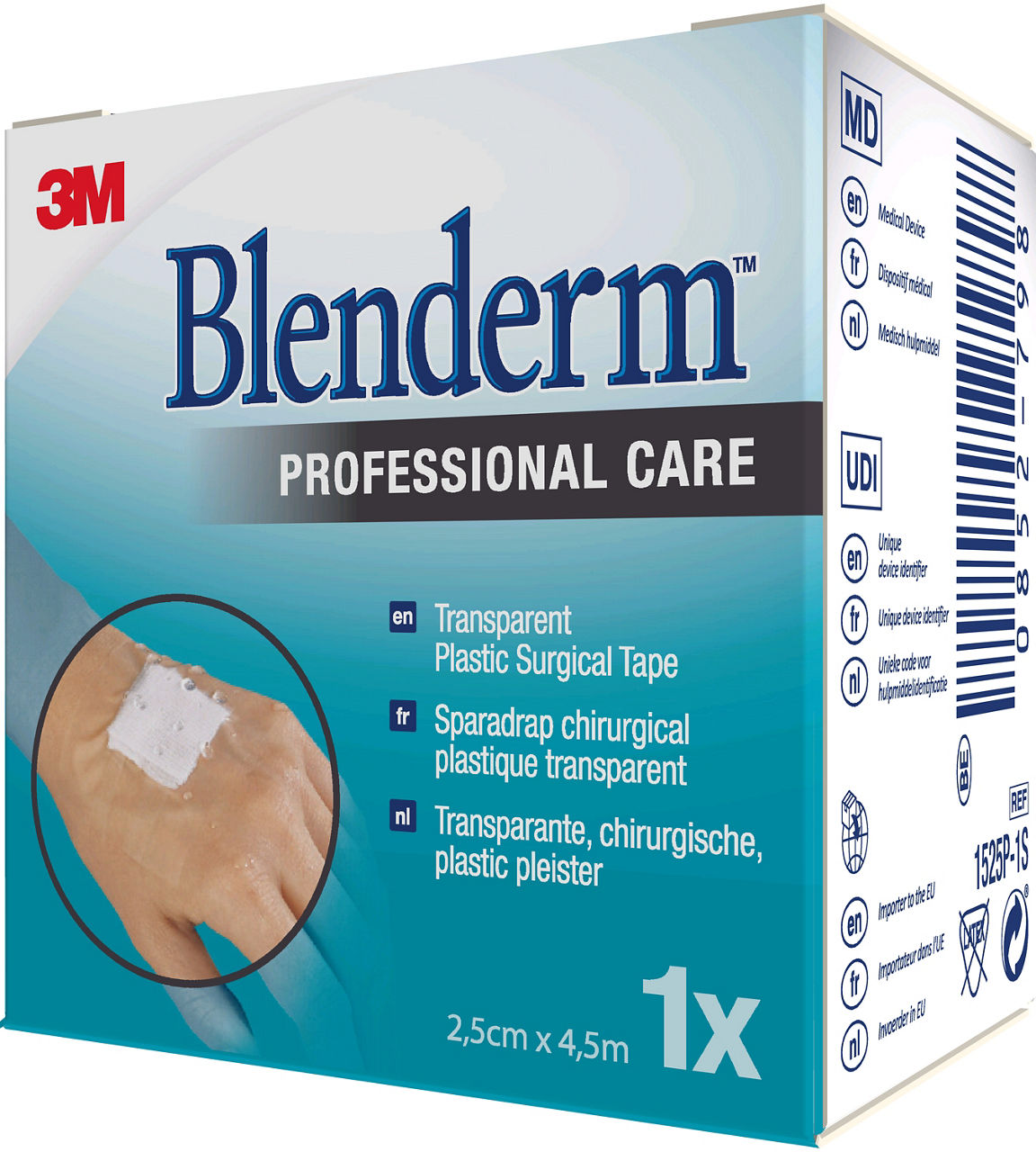 3M™ Blenderm™ Surgical Tape 1525P-1S_angle 2