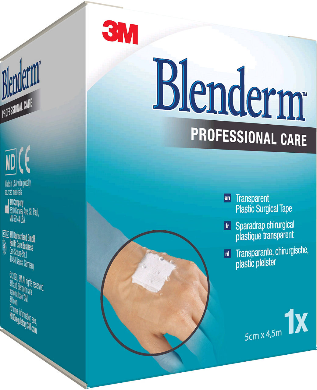 3M™ Blenderm™ Surgical Tape 1525P-2S_angle 1
