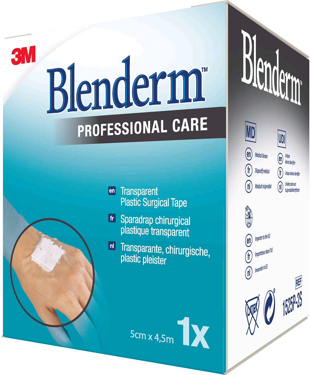 3M™ Blenderm™ Surgical Tape 1525P-2S_angle 2