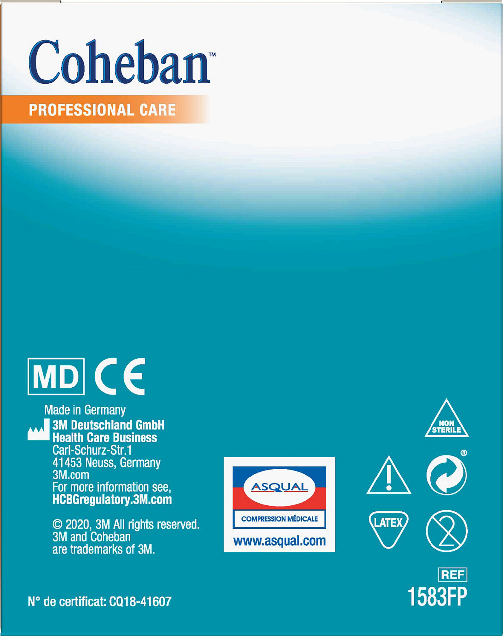 3M™ Coheban™ Self Adherent Bandage Chair 1583FP_back
