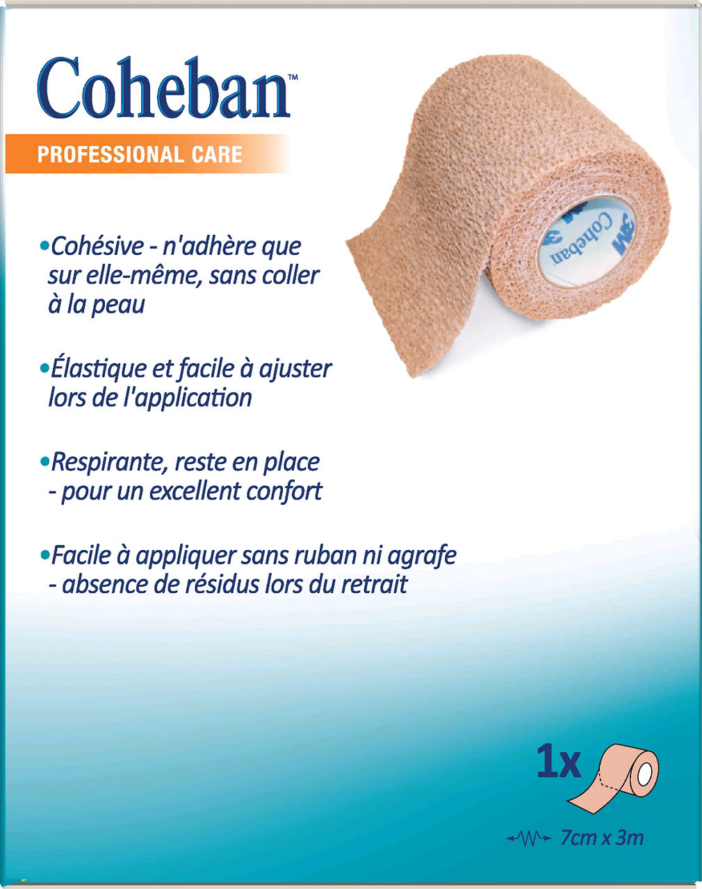 3M™ Coheban™ Self Adherent Bandage Chair 1583FP_side 1