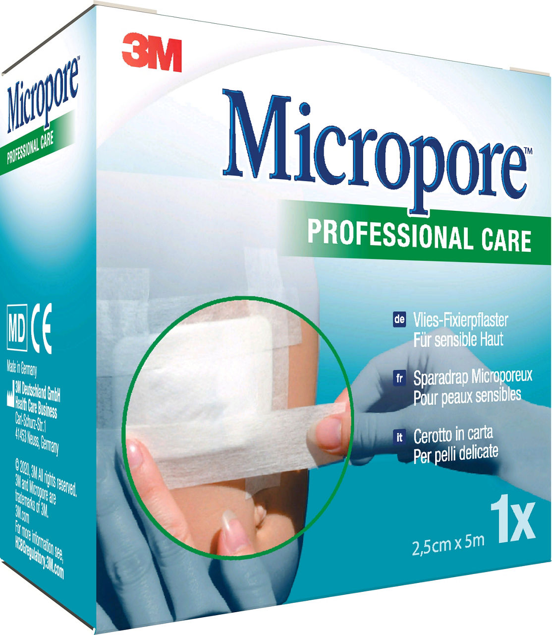 3M™ Micropore™ Surgical Tape 1530NP-1S_angle 1