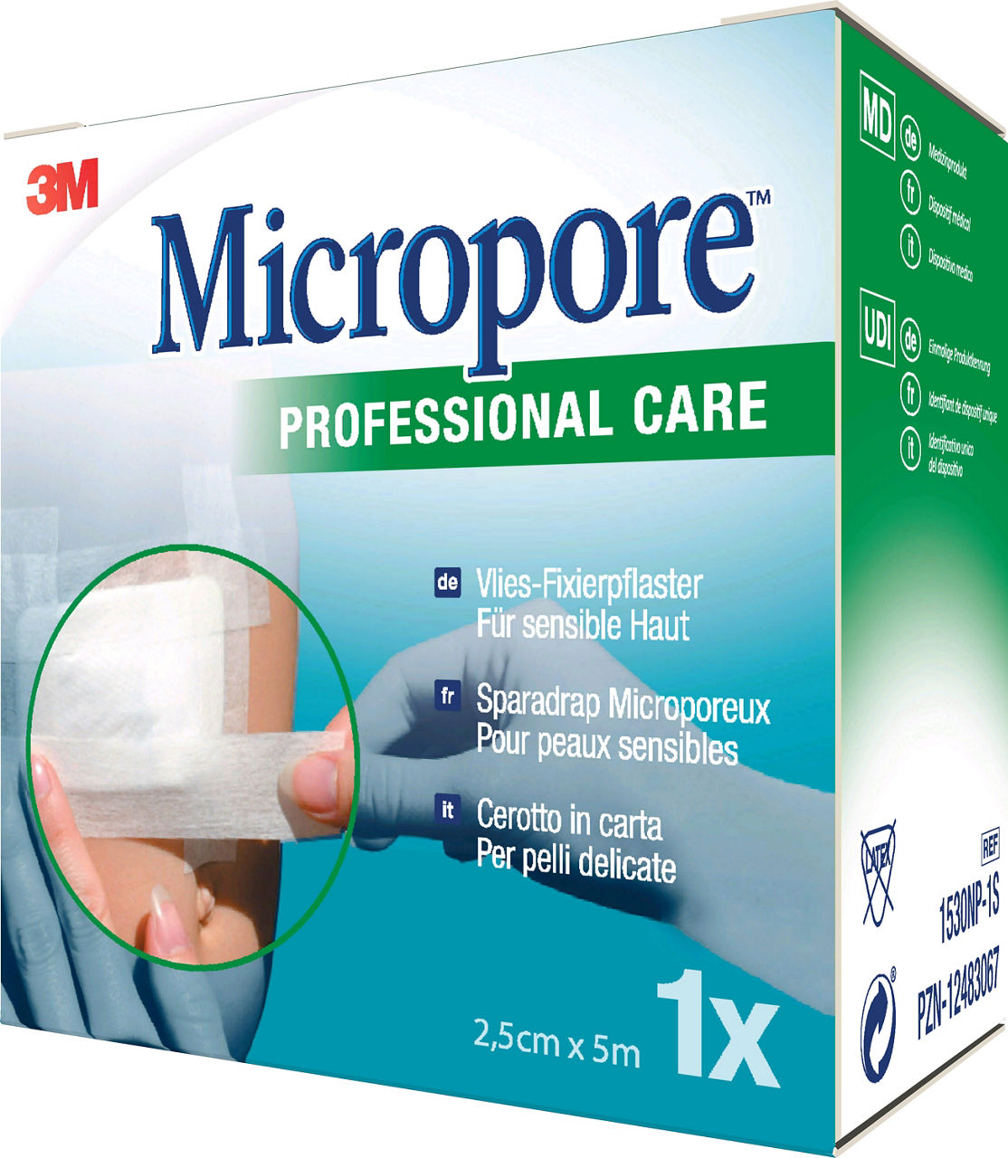 3M™ Micropore™ Surgical Tape 1530NP-1S_angle 2