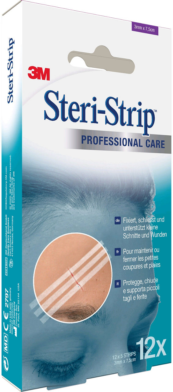 3M™ Steri-Strip™ Reinforced Skin Closures 1540NP-12_angle 1