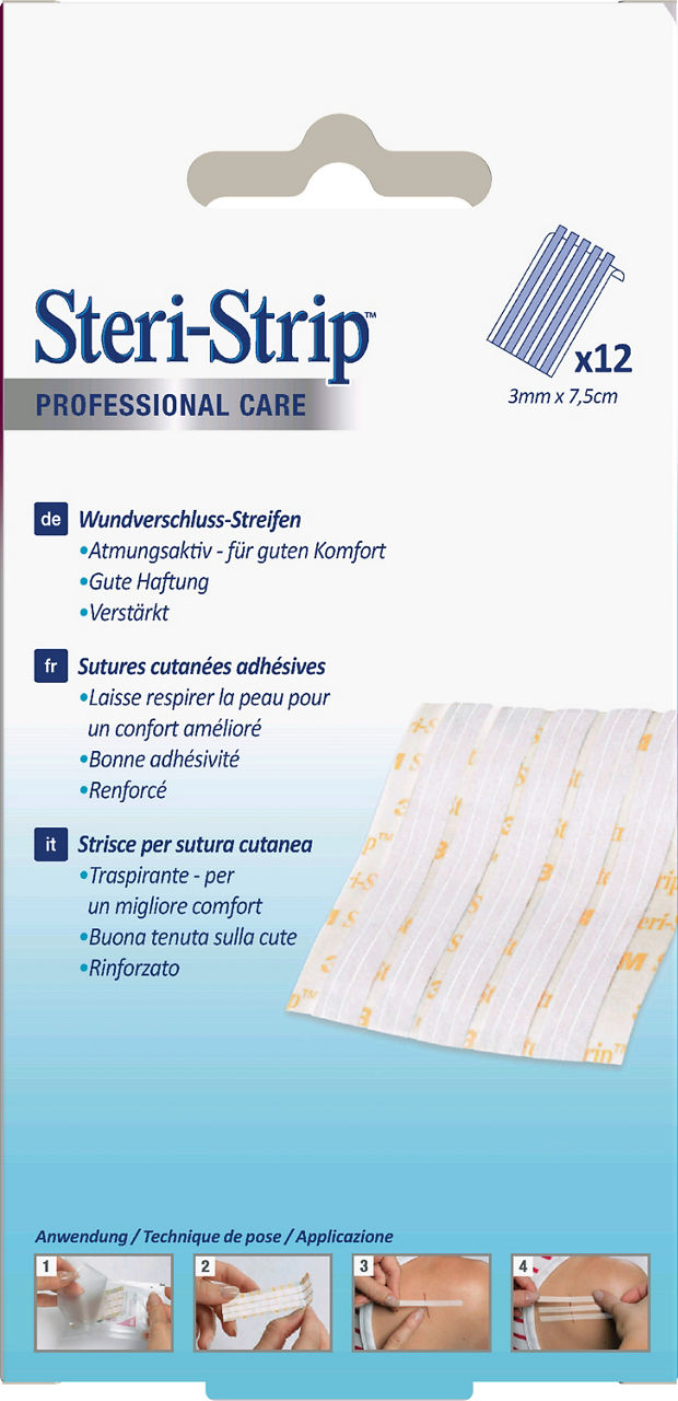 3M™ Steri-Strip™ Reinforced Skin Closures 1540NP-12_back