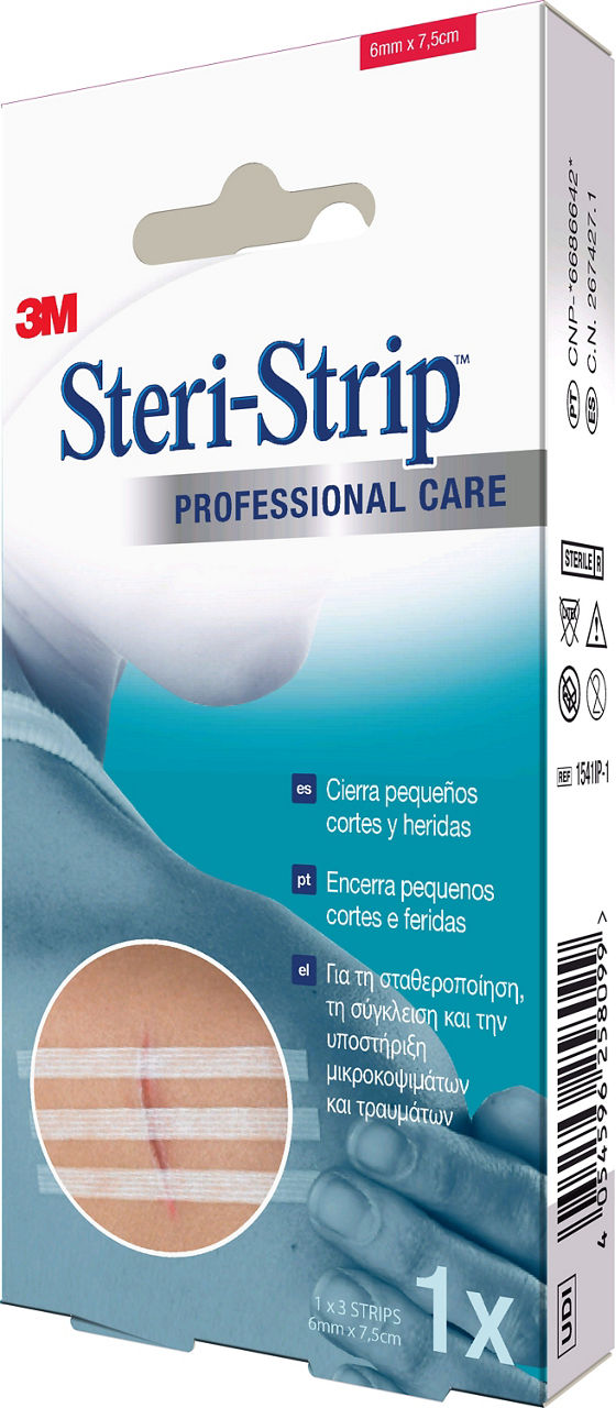 3M™ Steri-Strip™ Reinforced Skin Closures 1541IP-1_angle 2