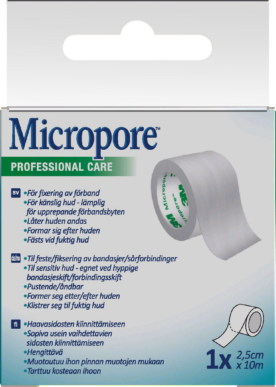 3M™ Micropore™ Surgical Tape 1530SP-1_back