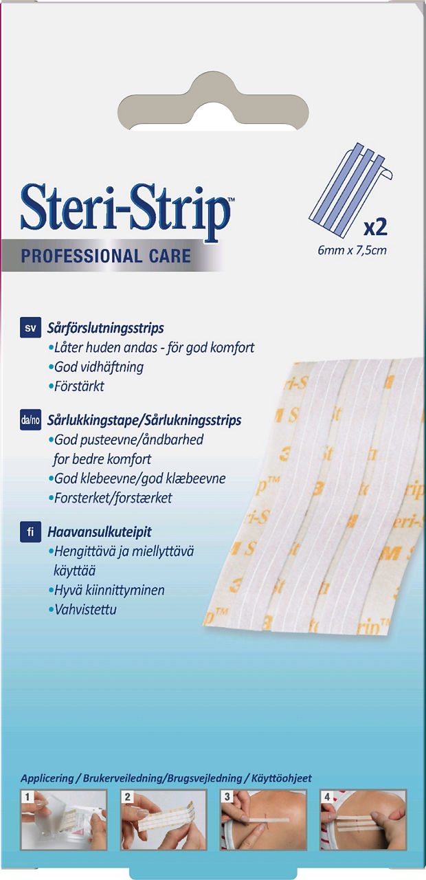 3M™ Steri-Strip™ Reinforced Skin Closures 1541SP-2_back