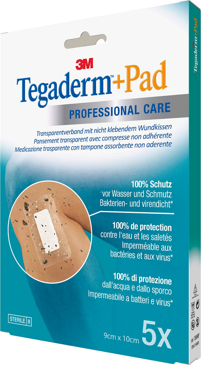 3M™ Tegaderm™+Pad Film Dressing 3586NP_angle 2