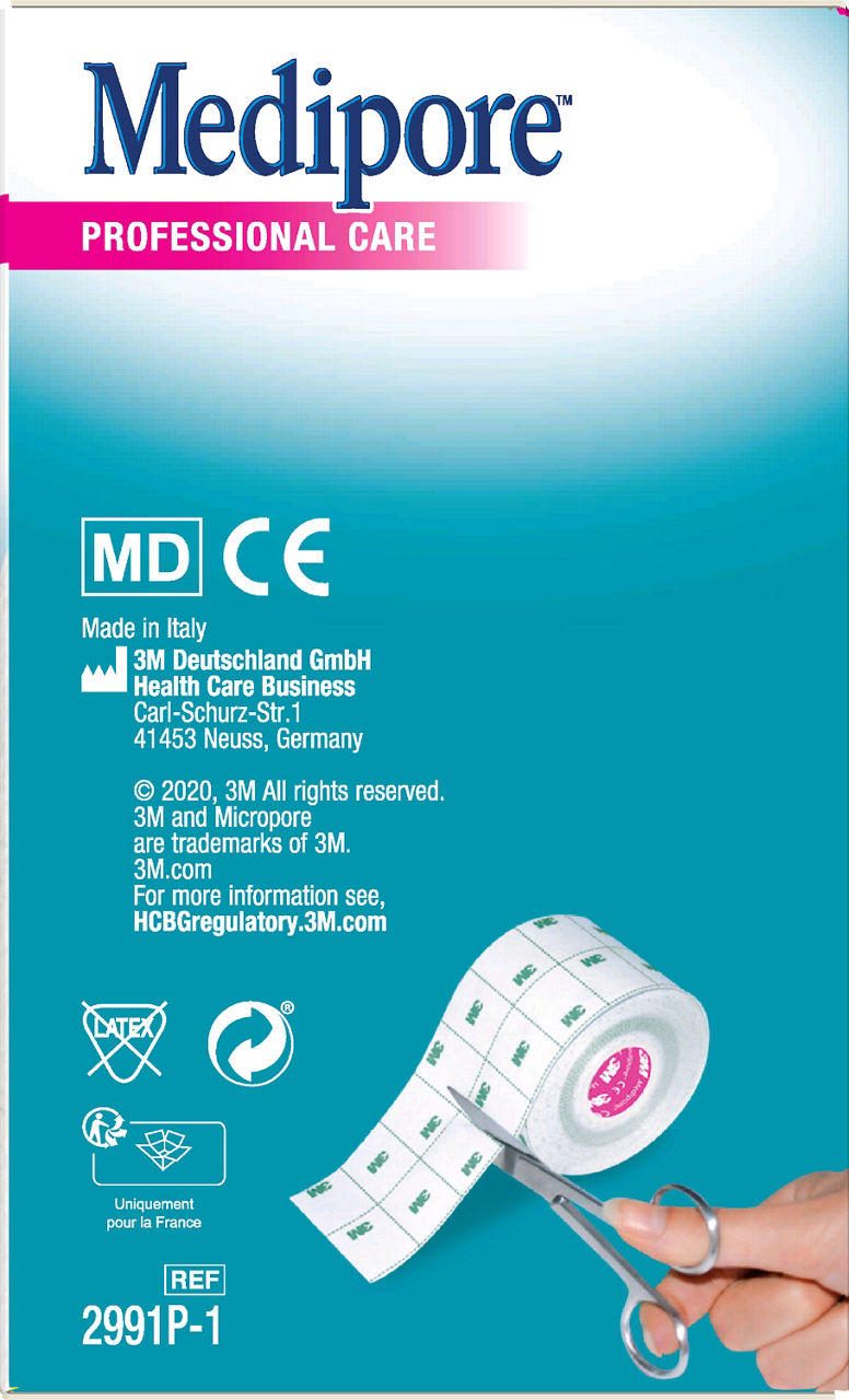 3M™ Medipore™ on Liner Tape 2991P-1 F_side 1