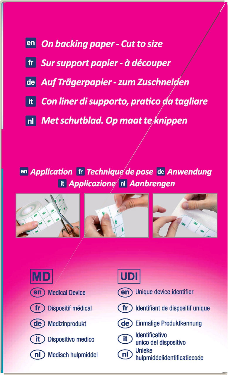 3M™ Medipore™ on Liner Tape 2991P-1 F_side 2