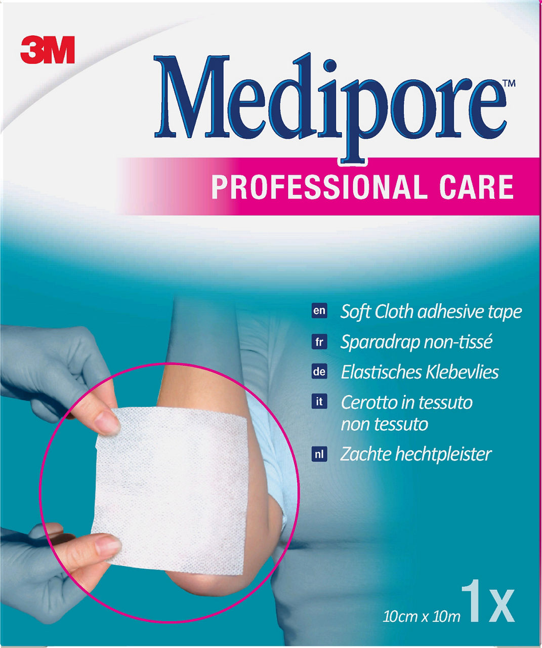 3M™ Medipore™ Chirurgische Hechtpleister HP, 2991P-2, 10 cm x 10 m, rol
