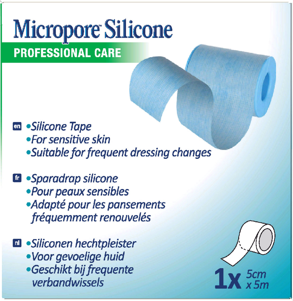 3M™ Micropore™ Silicone Surgical Tape 2775P-2 _side 1