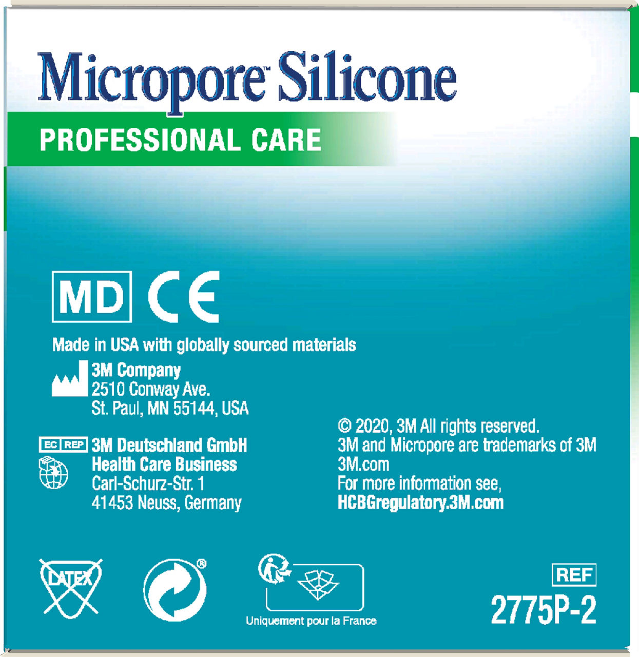 3M™ Micropore™ Silicone Surgical Tape 2775P-2 _side 2