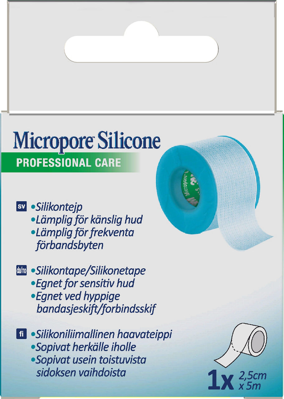 3M™ Micropore™ Silicone Surgical Tape 2775SP-1_back
