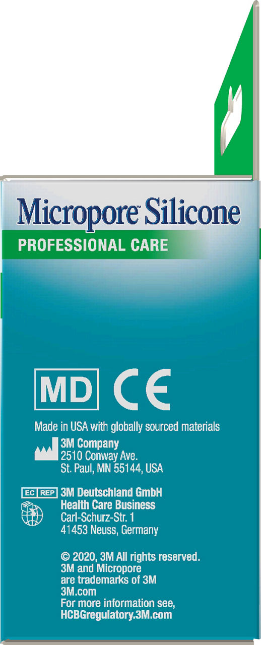 3M™ Micropore™ Silicone Surgical Tape 2775NP-1_side 2