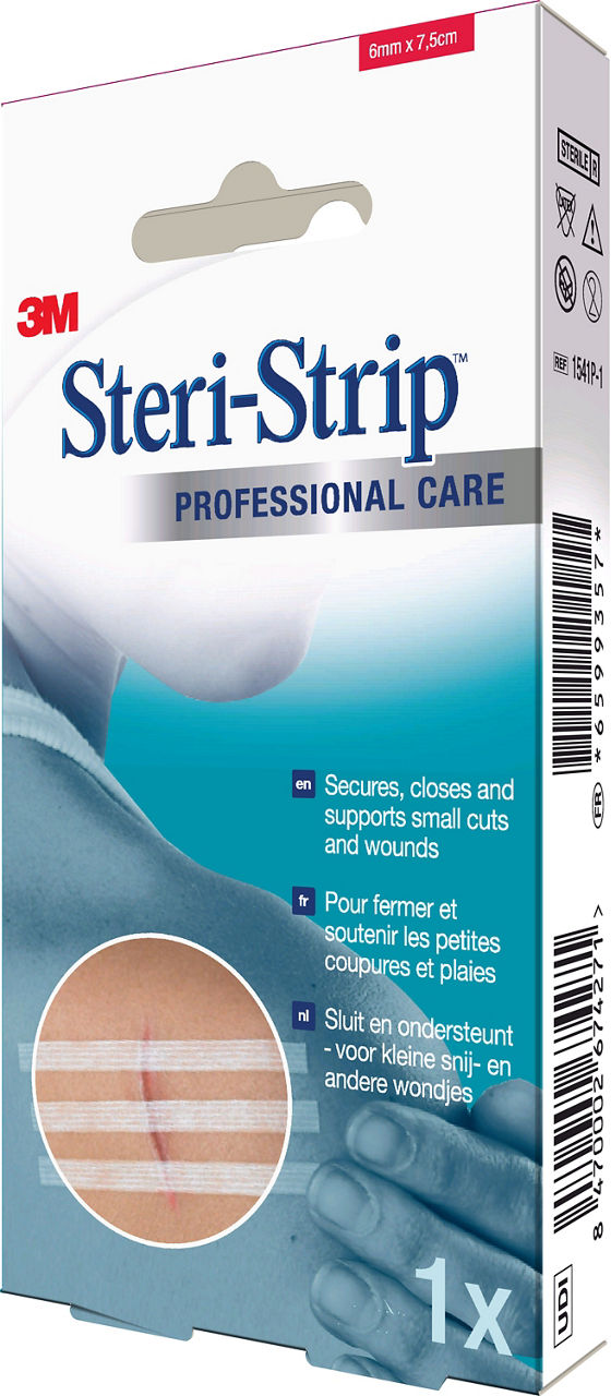 3M™ Steri-Strip™ Reinforced Skin Closures 1541P-1_angle 2