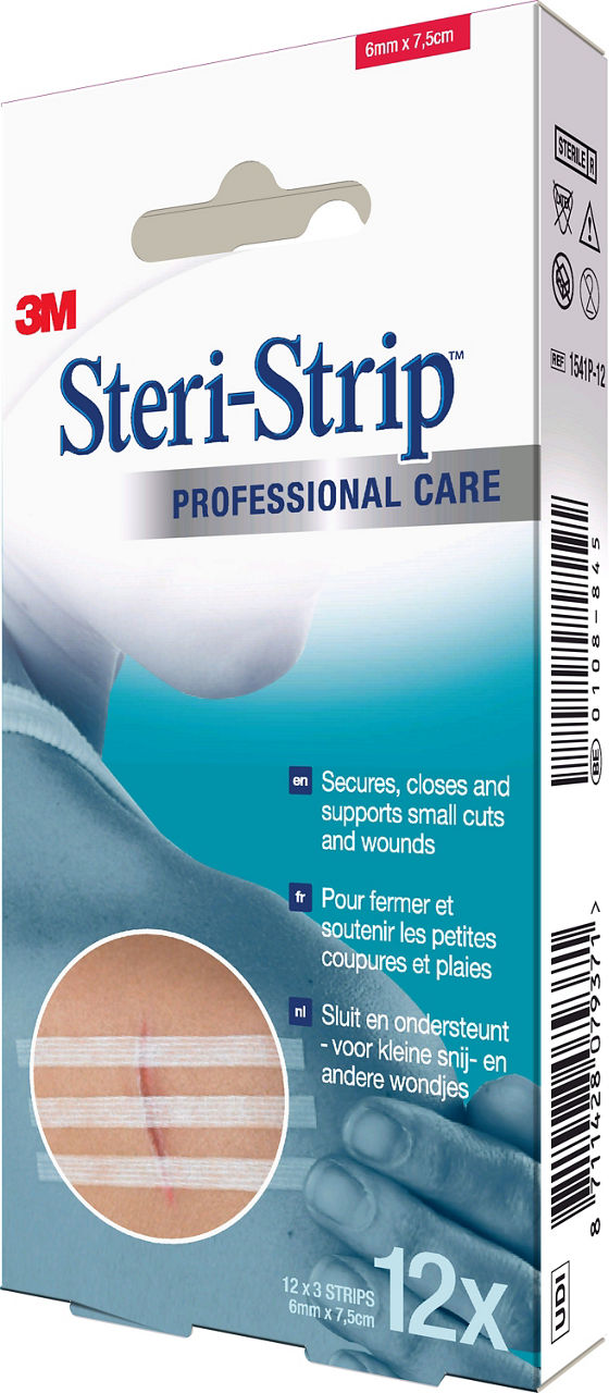 3M™ Steri-Strip™ Reinforced Skin Closures 1541P-12_angle 2