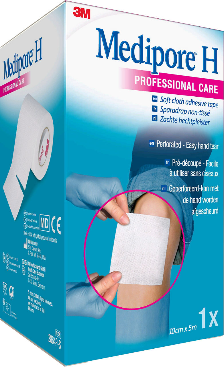 3M™ Medipore™ H Soft Cloth Tape 2864P-S_angle 1