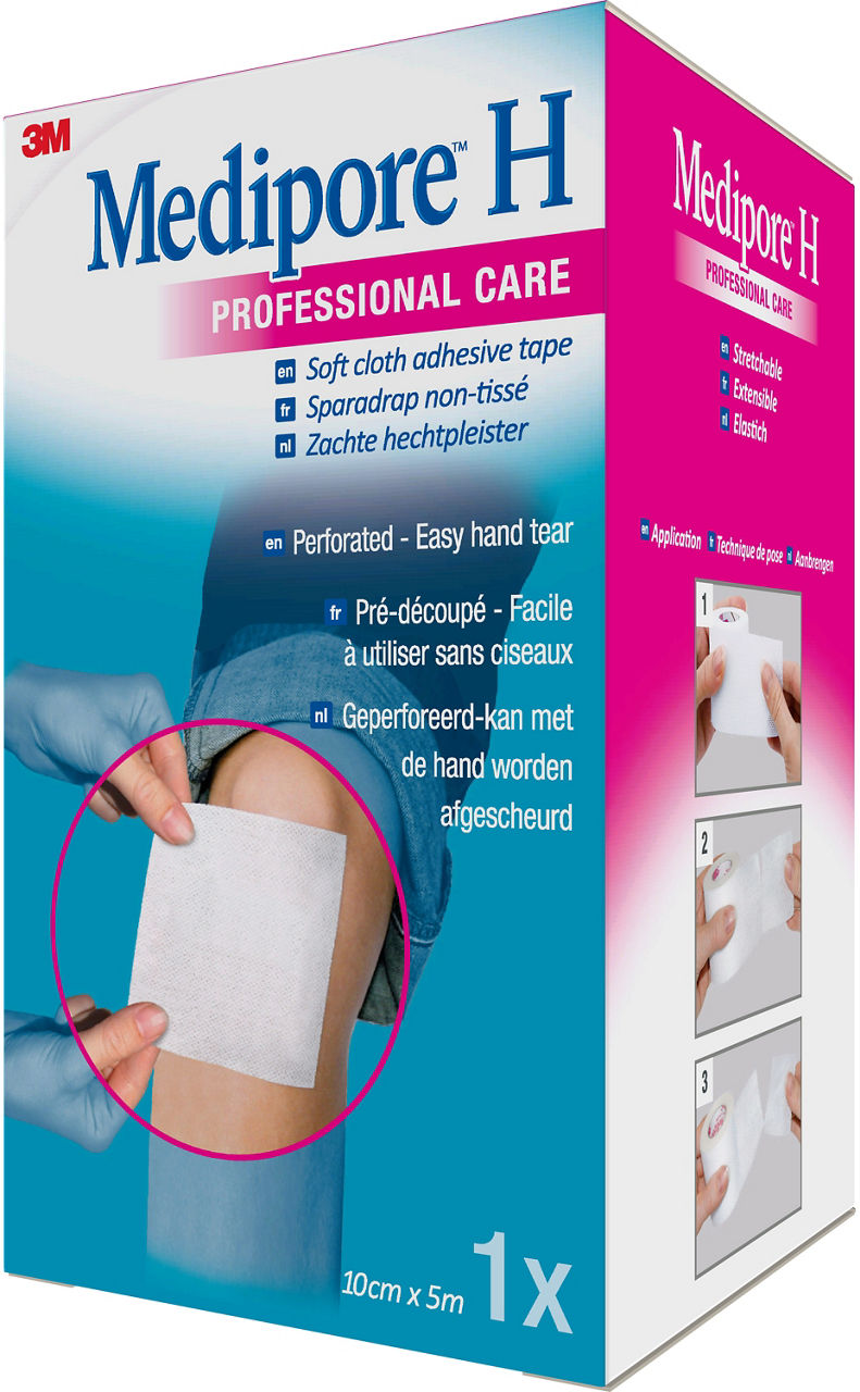 3M™ Medipore™ H Soft Cloth Tape 2864P-S_angle 2