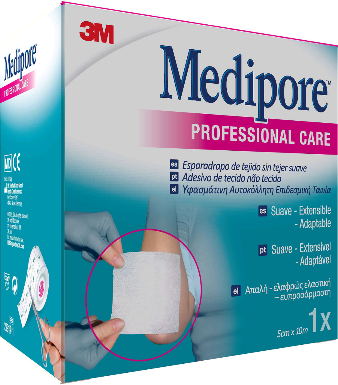 3M™ Medipore™ on Liner 2991IP-1_angle 1