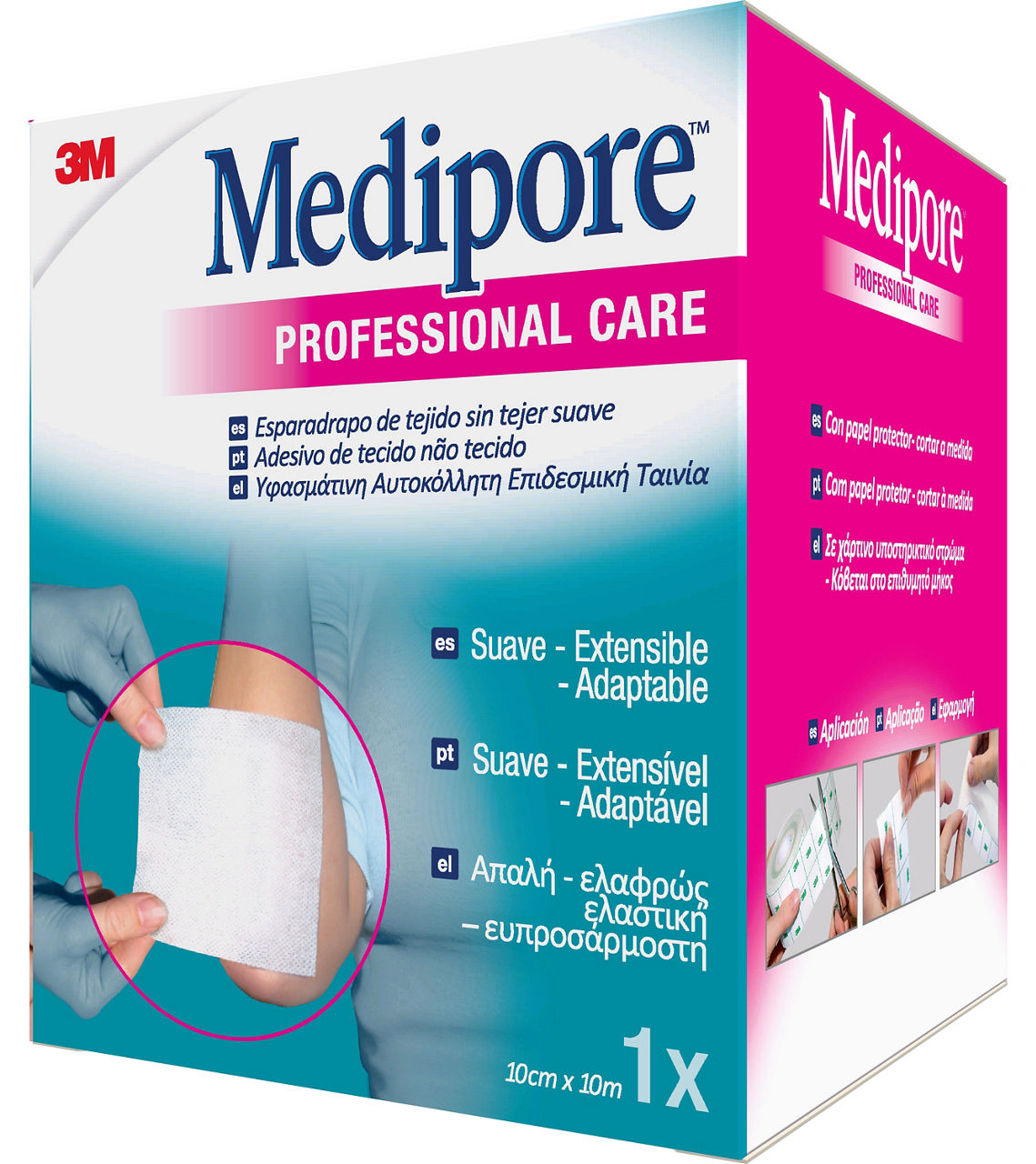 3M™ Medipore™ on Liner 2991IP-_angle 2