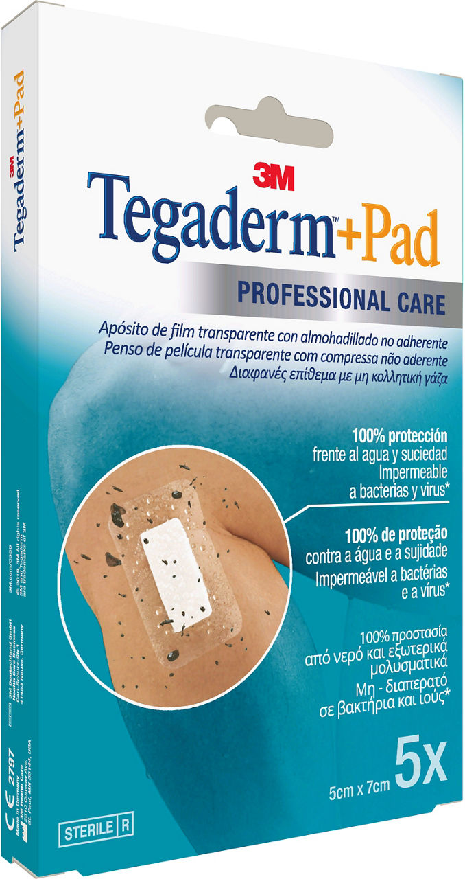 3M™ Tegaderm™+Pad Film Dressing 3582IP_angle 1