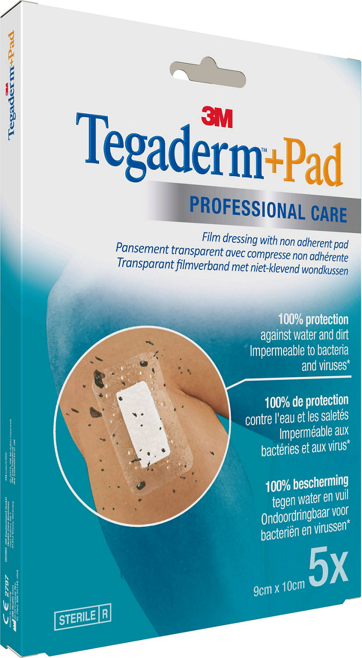 3M™ Tegaderm™+Pad Film Dressing 3586P_angle 1