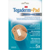 3M™ Tegaderm™ +Pad Transparant Film verband, 3586P, 9 cm x 10 cm, 5 stuks/doos