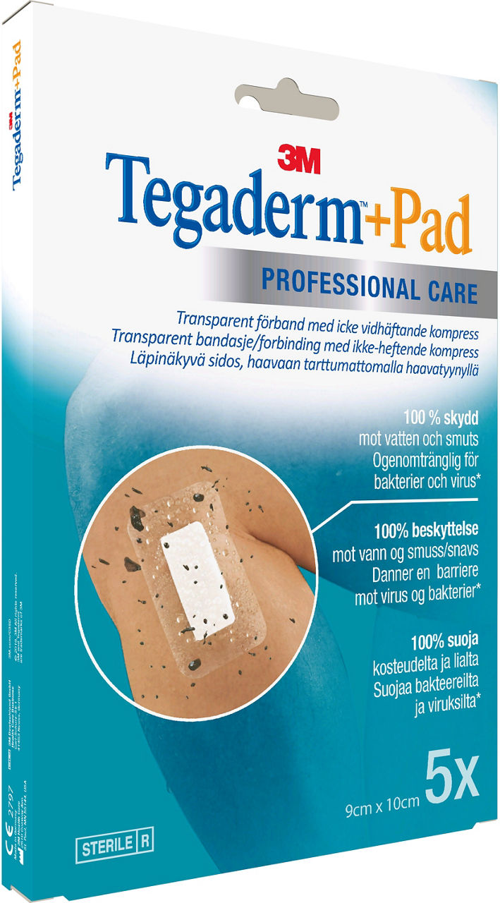 3M™ Tegadaderm™+ Pad Film Dressing 3586SP_angle 1