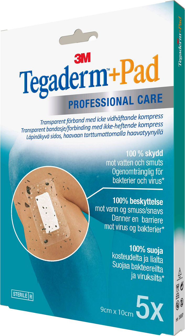 3M™ Tegadaderm™ + Pad Film Dressing 3586SP_angle 2