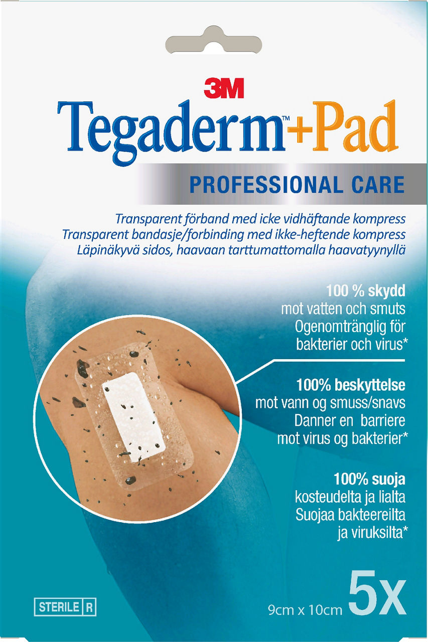 3M™ Tegadaderm™ + Pad Film Dressing 3586SP_front
