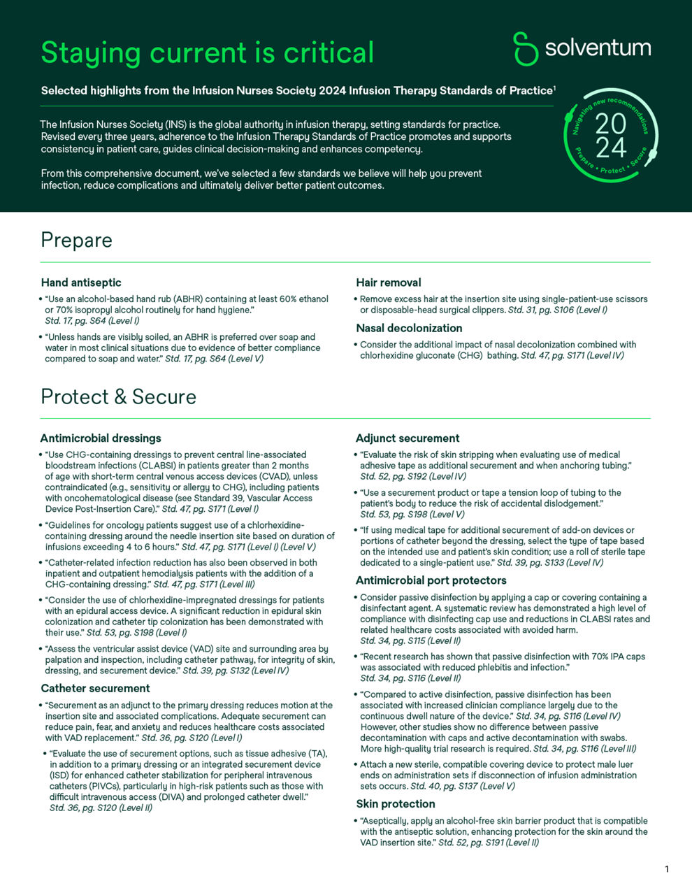 2024 infusion therapy standards of practice highlights preview