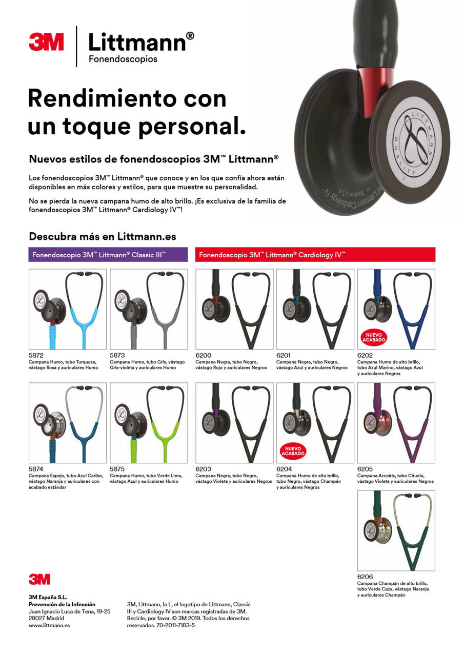 3M™ Littmann® Fonendoscopio diagnóstico Nuevos estilos