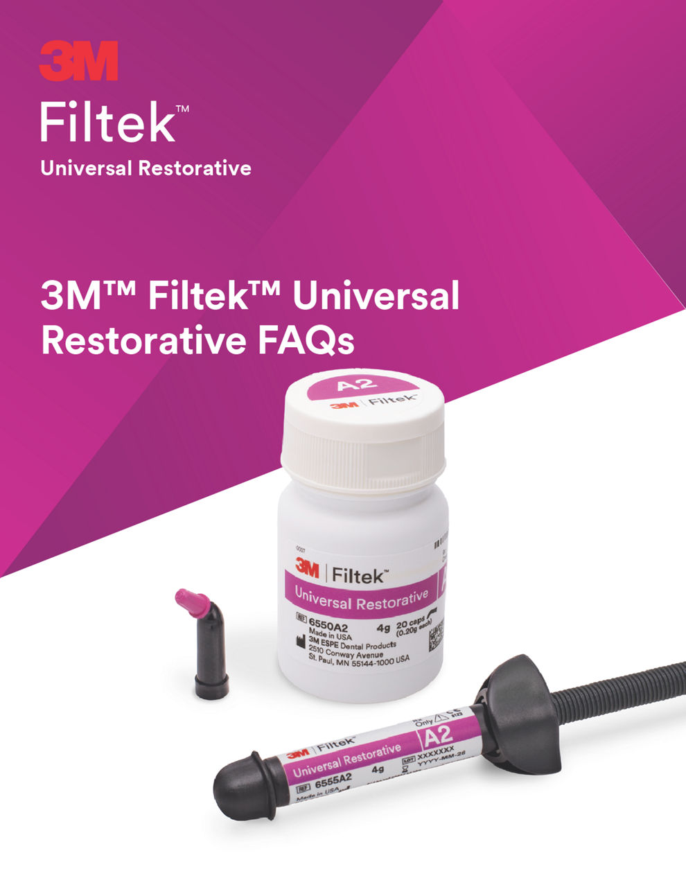 3M™ Filtek™ Universal Restorative FAQs