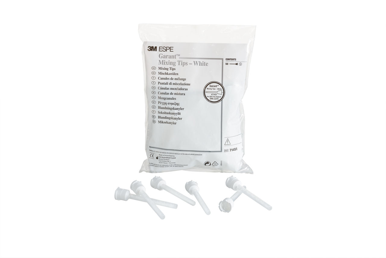 3M™ Garant™ Polyether Mixing Tips White, Refill 71451