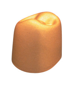 3M™ Gold Anodized Temporary Bicuspid Crowns, 940536, Lower Left First Bicuspid, Size 6, 5 Crowns