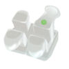 3M™ Unitek™ Gemini Clear Ceramic Brackets, 117-104, .018, U/L, 3x3,Cuspid Hk, 12/Kit