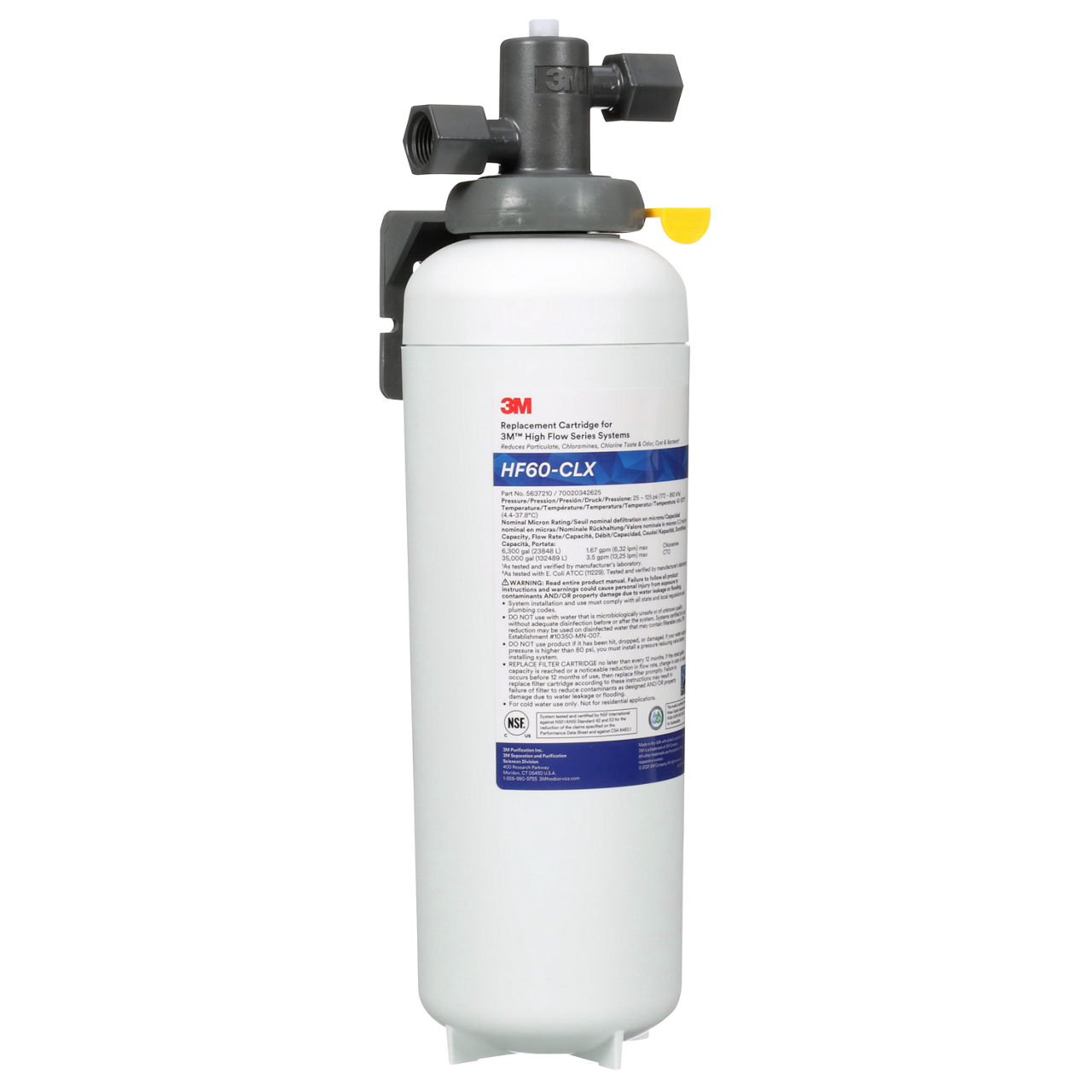 3M™ High Flow CLX Water Filtration system and cartridges, HF160-CLX