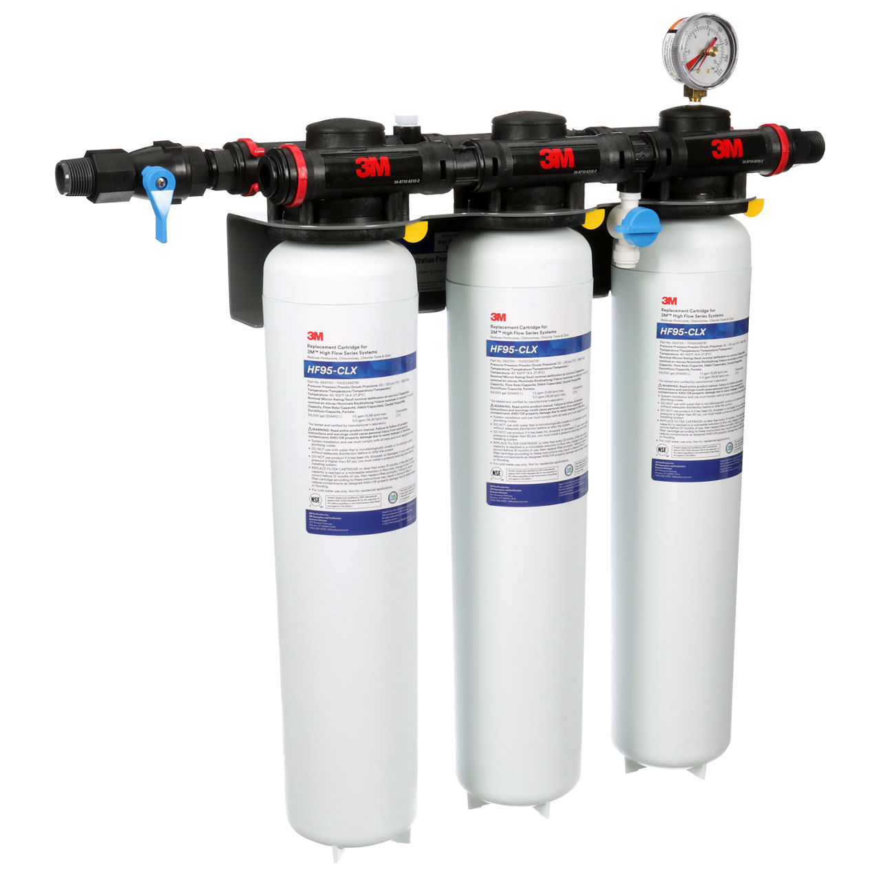 3M™ High Flow CLX Water Filtration system and cartridges, HF395-CLX_