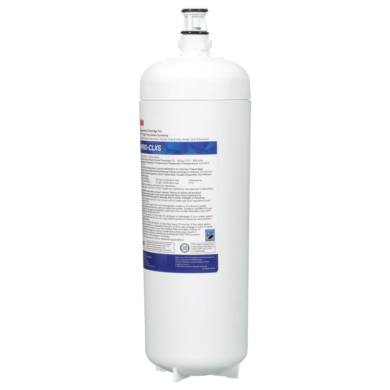 3M™ High Flow CLX Water Filtration system and cartridges, HF60-CLXS