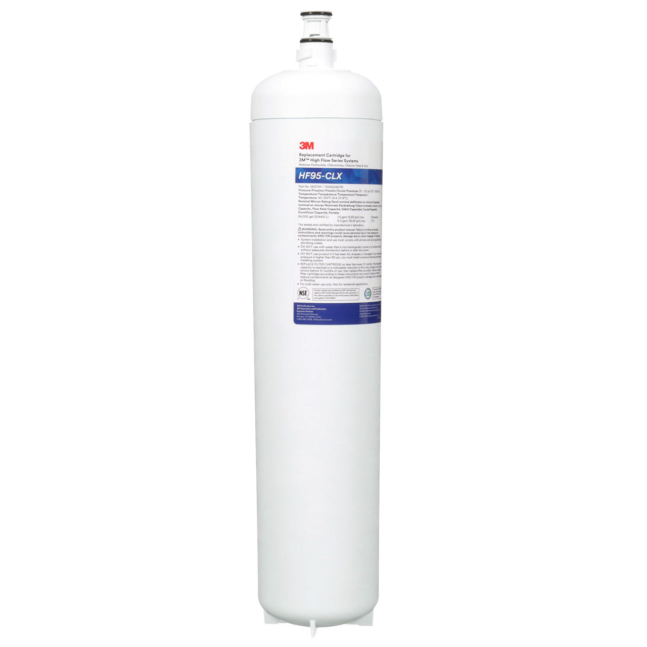 3M™ High Flow CLX Water Filtration system and cartridges, HF95-CLX