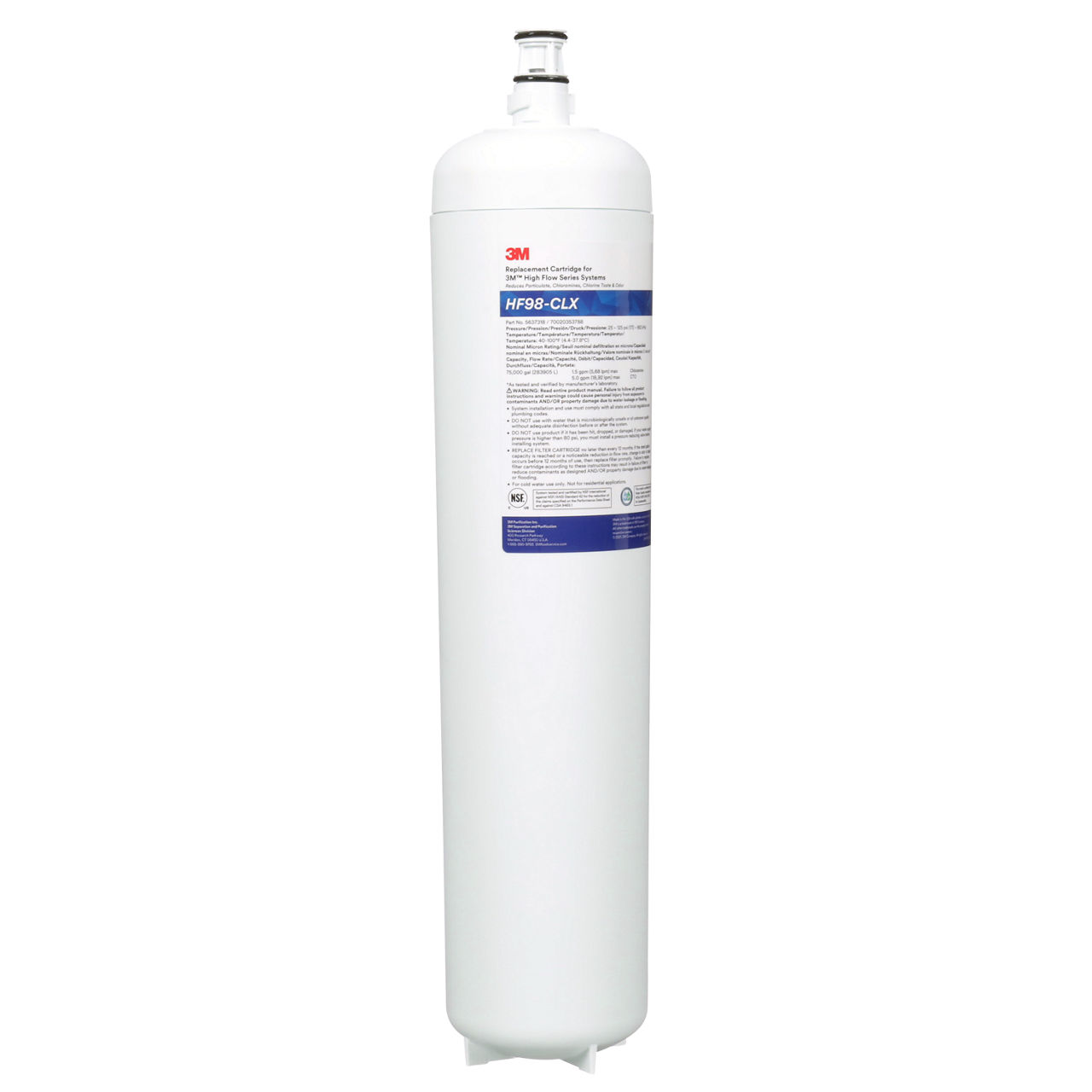 3M™ High Flow CLX Water Filtration system and cartridges, HF98-CLX