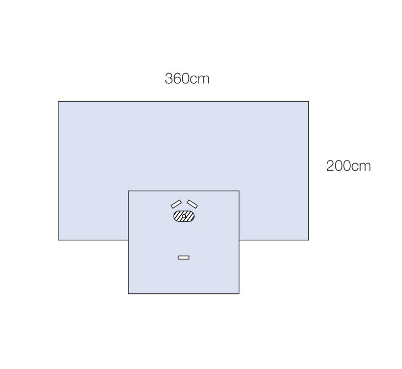 9052 3M STERI DRAPE            HANDABDECKTUCH SBOX=9