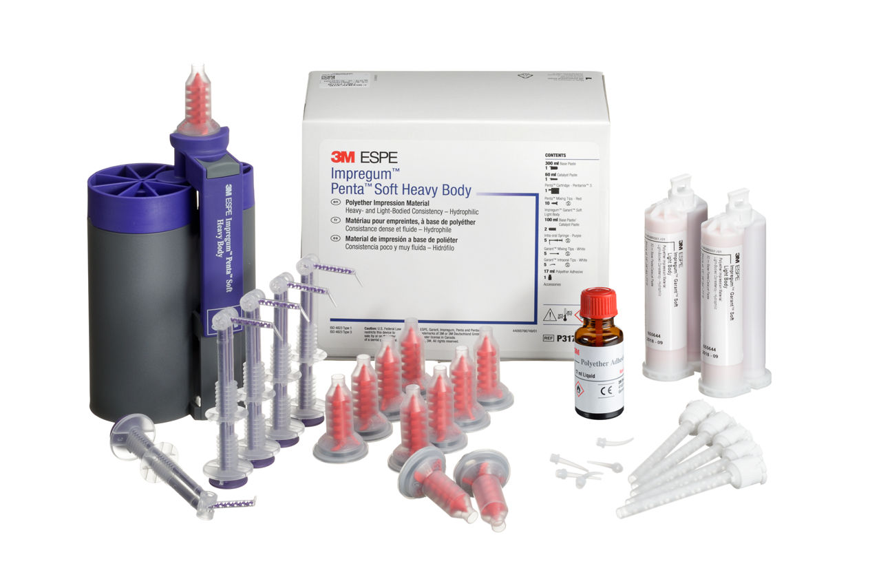 3M™ ESPE™ Impregum™ Penta™ Soft Heavy Body Polyether Impression Material Intro Kit, P31739